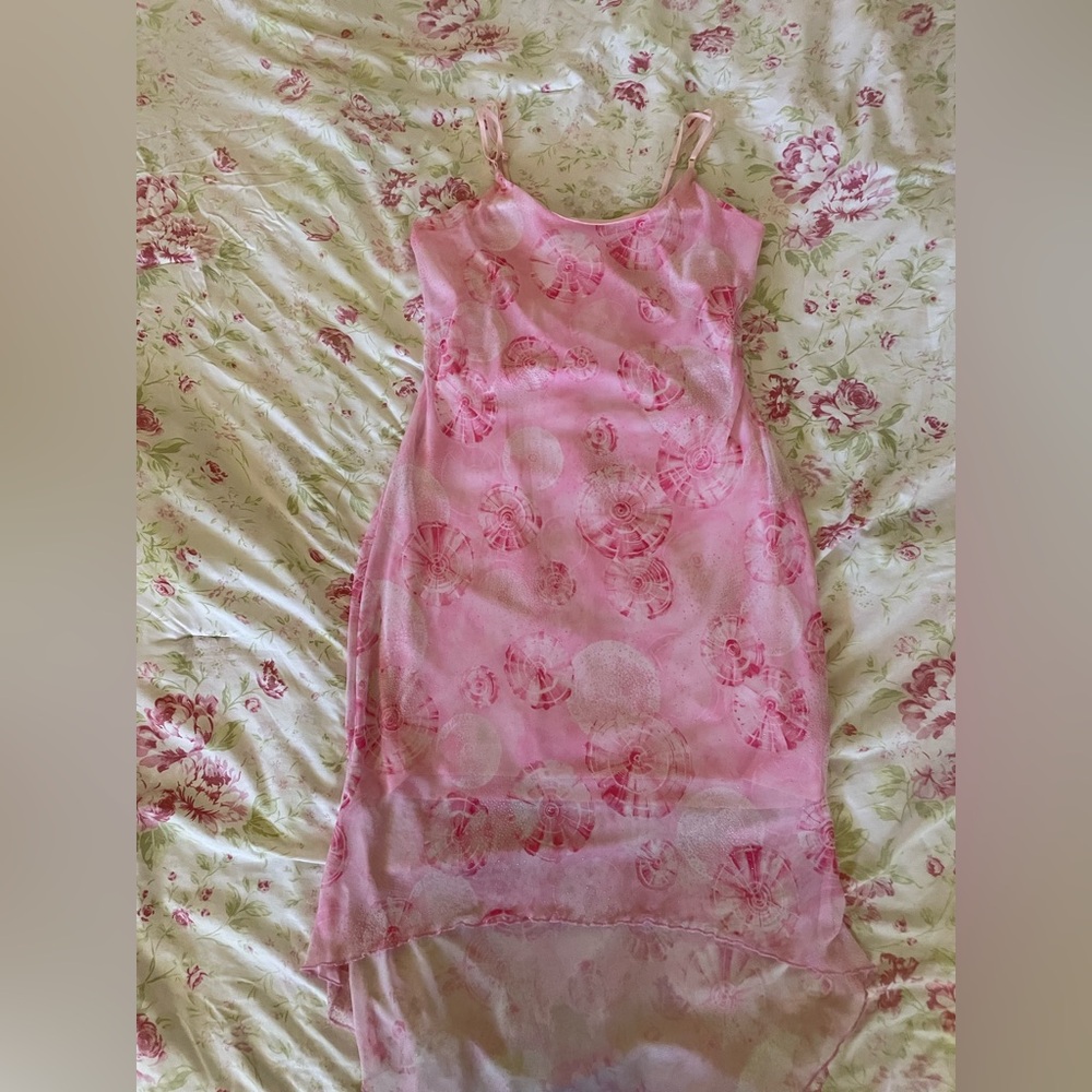 Y2K Pink Beach Inspo Dress 💕🌊🐚
